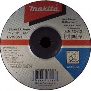 Disco de Desbaste Ferro 7.1/2"x1/4x7/8" - MAKITA